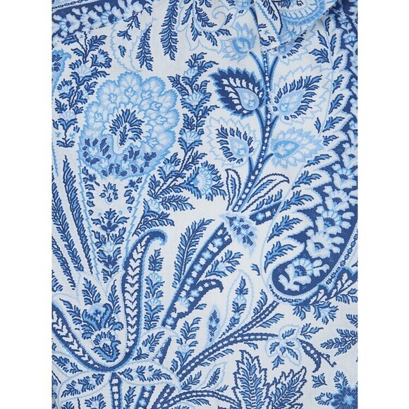 Etro Stretch Cotton Pointed Collar Paisley Shirt - NWT